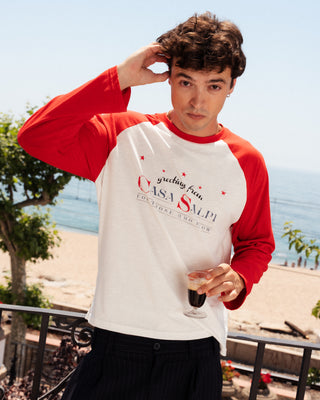 GREETINGS RED LONGSLEEVE