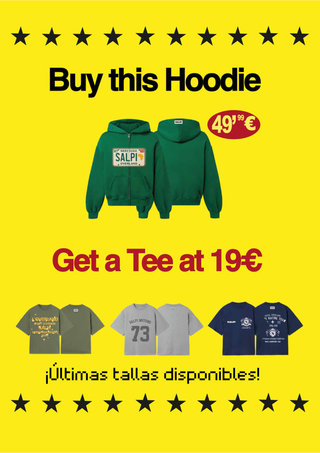 Buy this hoodie & Get a tee for 19€